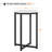 24.5" H X-Based Faux Marble Side Table End Table-1054792472