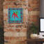 «Epo Graffiti», art mural sur toile 12 po x 12 po «Faro Caliente 1» par Farida Zaman-627903344