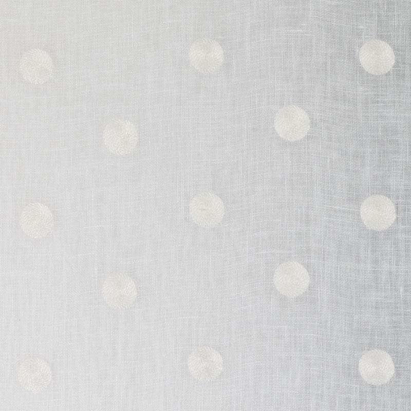 Bolton Embroidery Window Fabric, Ivory