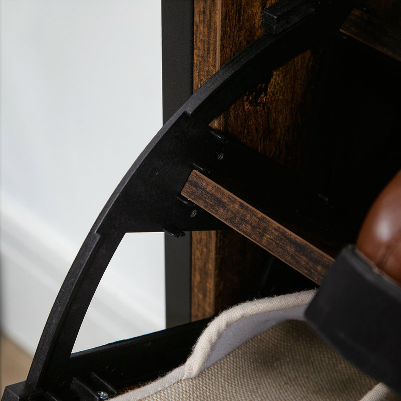 12 Pair Flip Down Shoe Storage