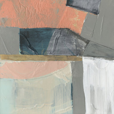 " Hints Of Coral I " by Jennifer Goldberger Painting Print