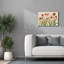 «Row of Red Amaryllis Light» par Cheri Blum, art mural sur toile-1795780288