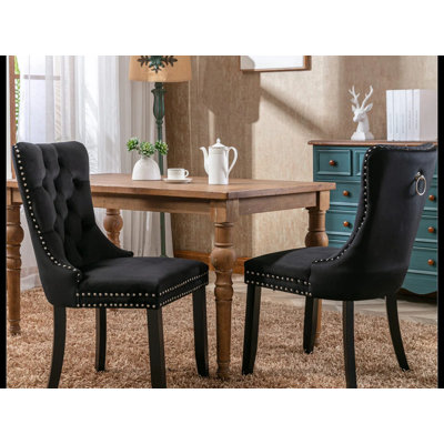 Chaise de salle à manger rembourrée Alexeis
