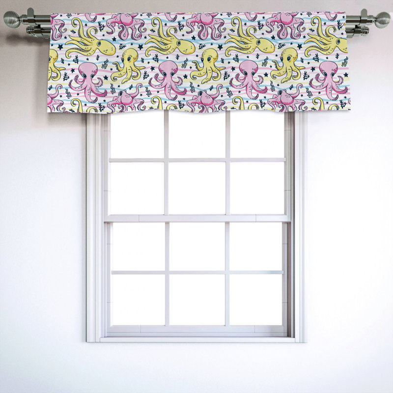 Sateen Ruffled Window Valance