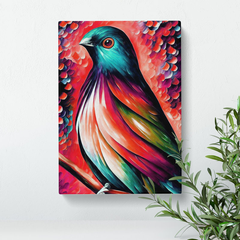 Beauty of a Bird No.4 - Wrapped Canvas, 50cm H x 35cm W x 3cm D