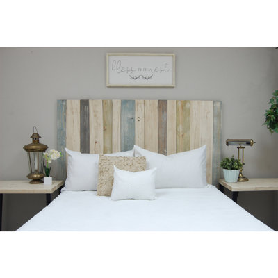 Solid Wood Panel Headboard