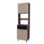 Garde-manger avec rangement ouvert et 4 portes-128964491