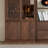High quality black walnut solid wood bookcase
