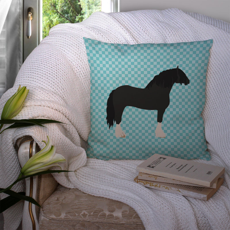 Coussin extérieur poméranie rogener oie, Bleu, 14 po x 14 po