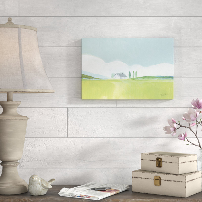 Fresh And Green by Farida Zaman - Wrapped Canvas Painting, 30cm H x 46cm W