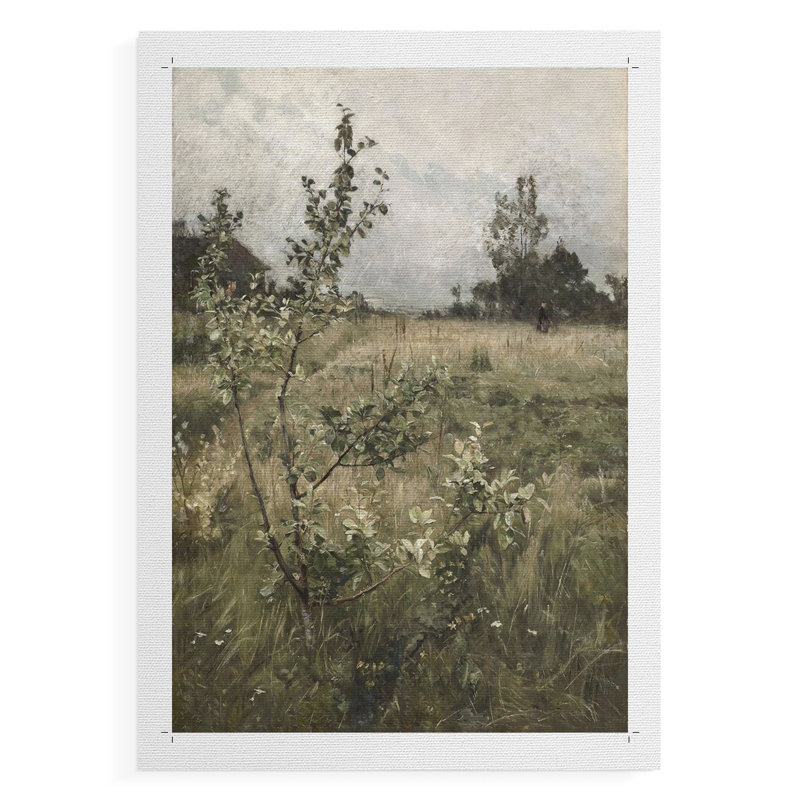 Paysage rétro CCLVII - Impression sur toile seulement - NON CADRE, H 60 po x l 40 po