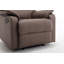 Fauteuil inclinable manuel moderne en similicuir
