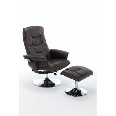 Tasha 79cm Wide Ergonomic Recliner with Massager