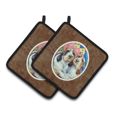 Caroline's Treasures Petit Basset Griffon Polyester Potholder