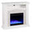 Bauerle Faux Stone Color Changing Media Fireplace-781157664