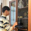 Bibliothèque de rangement simple de style chinois