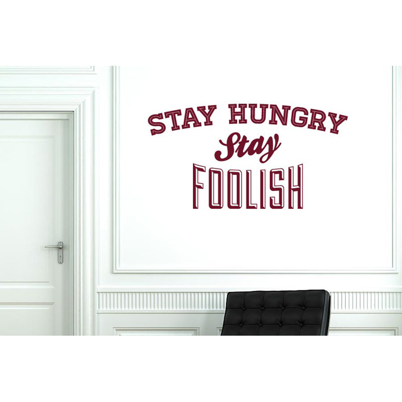 Non-Wall Damaging Wall Decal, Burgundy, Medium