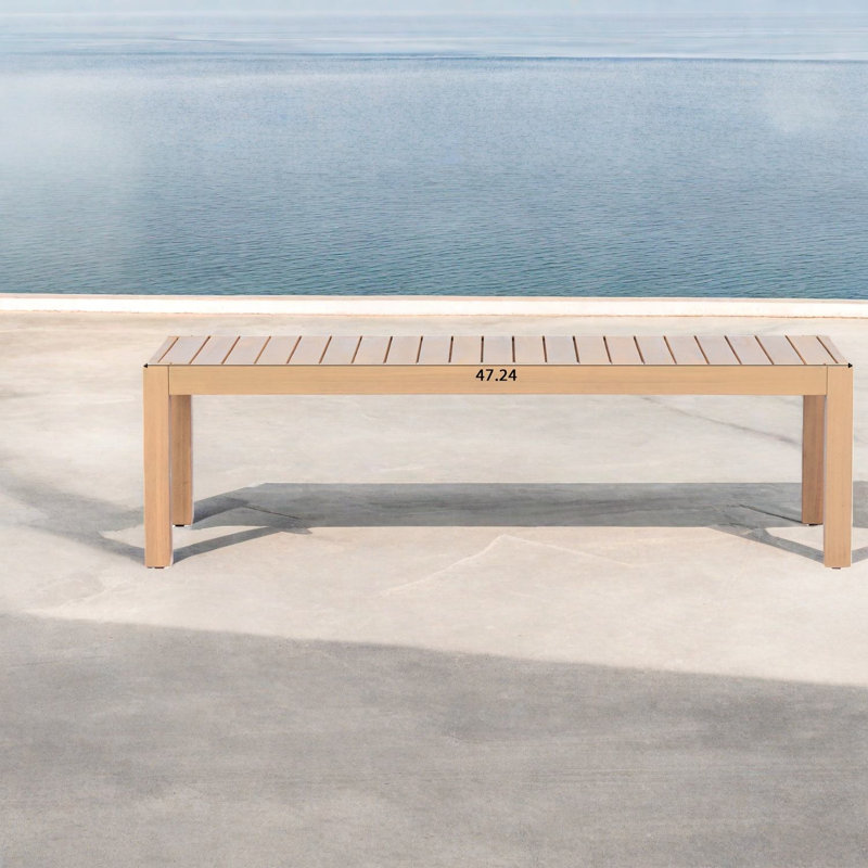 Grandes tables de patio en bois d'acacia, table basse moderne en teck clair pour la maison
