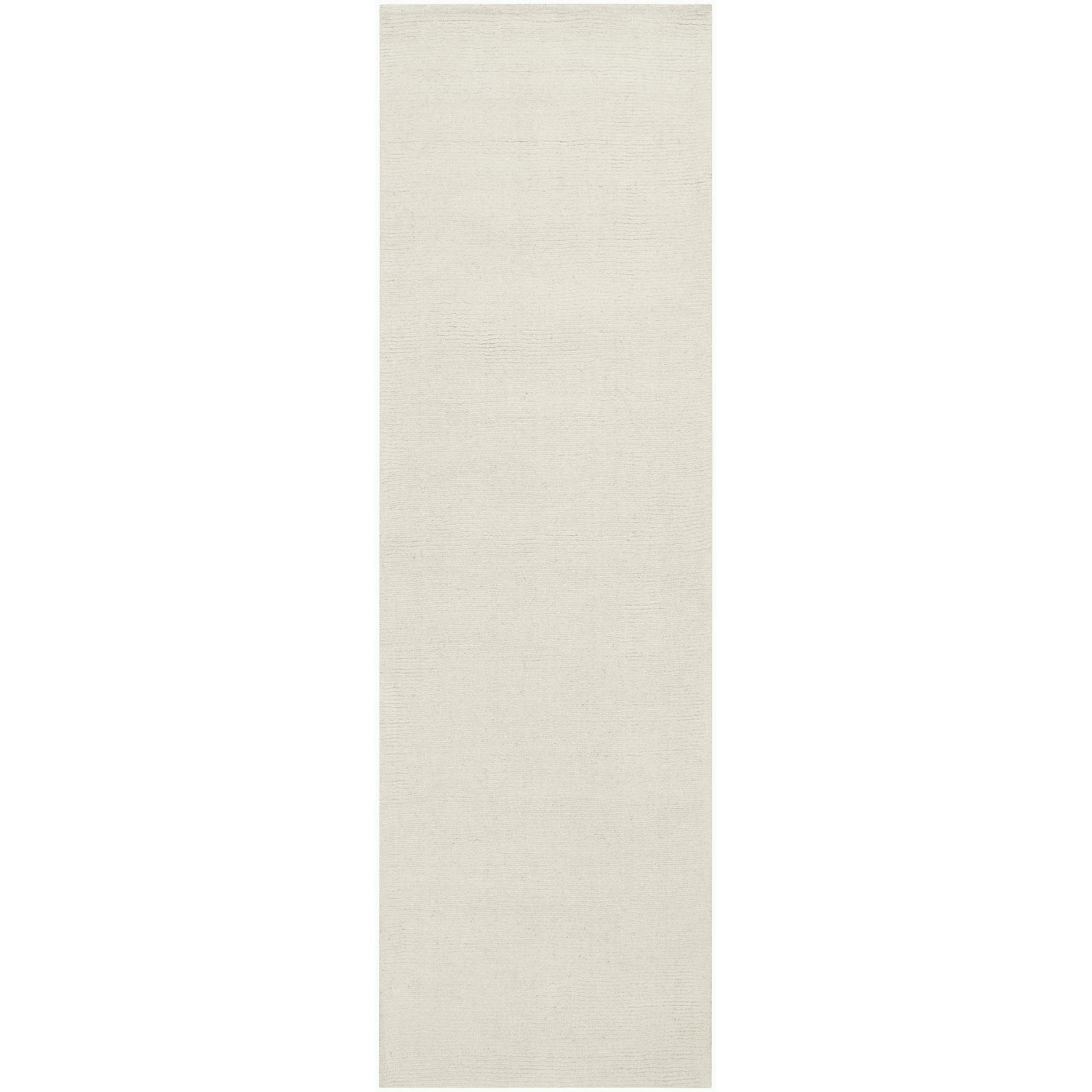 Crowe Light Beige Hand-Loomed Wool Rug, Runner 3' x 12'