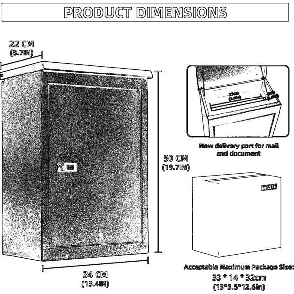 Dimensions du produit