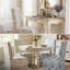 Chaise d'appoint rembourrée Colette avec roulettes-1534172661