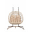 Double chaise à œufs avec support suspendu pour l'intérieur et l'extérieur-66404525-66404526