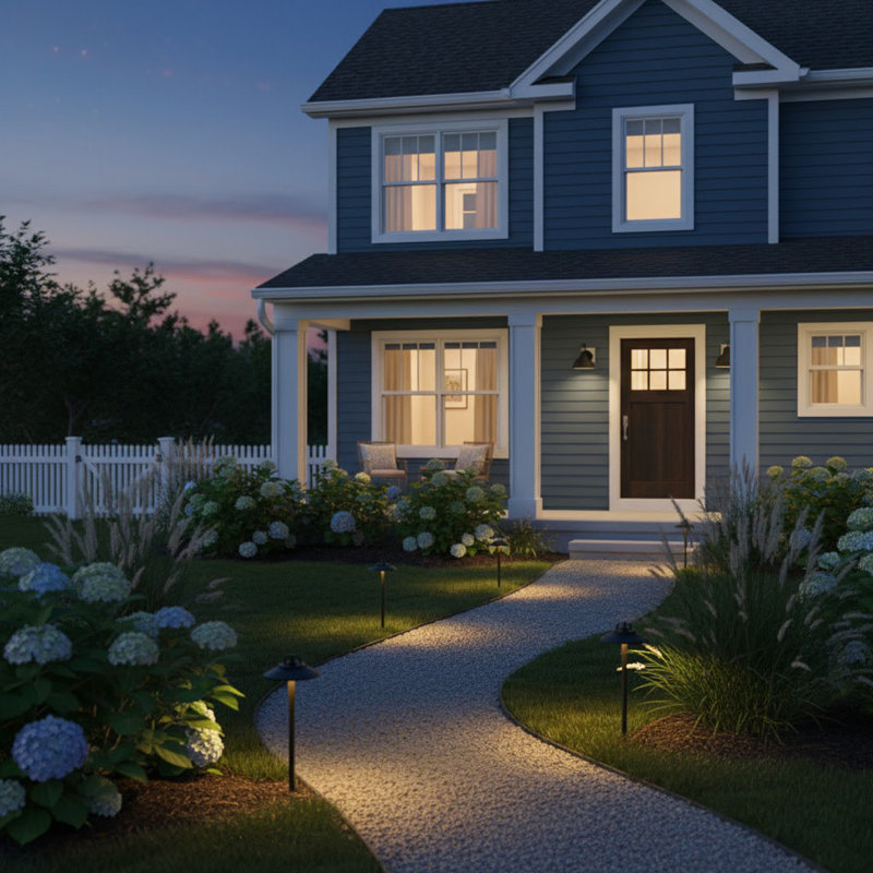 Hinkley Lakehouse LED Path Light, Black