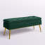 Banc de rangement rembourré en velours Kajana-1706549178