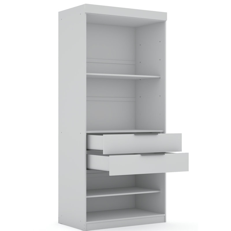 Armoire-penderie Mulberry, Blanc