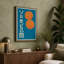 Orange Chrysanthemum Poster Retro - Wrapped Canvas-1256921229-1256921243