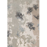 Contemporary Hand Knotted Abstract Area Rug
