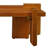 Solid Ash Wood Coffee Table, Minimalist Medieval Style, Natural Wood Grain-1608236626