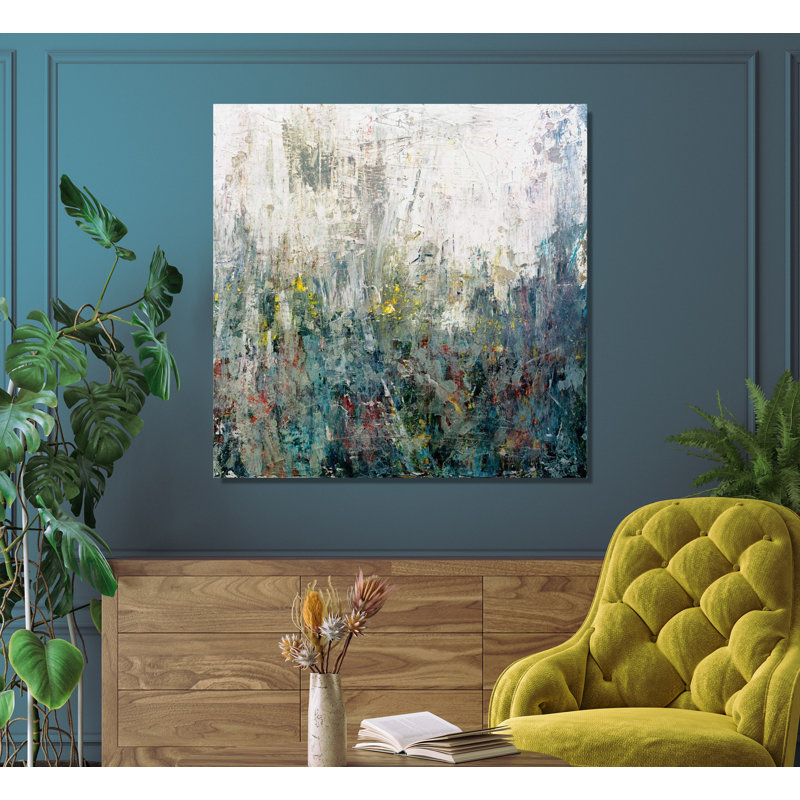 Wildflowers - Artist Enhanced Canvas Print, 48" H x 48" W x 1.5" D, Wrapped Canvas