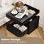 50cm W Manufactured Wood Bedside Table-1869612254