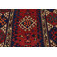 Tapis en laine bleu marine/rouge/orange 4 pi x 6 pi noué la à la main one-of-kind Diana