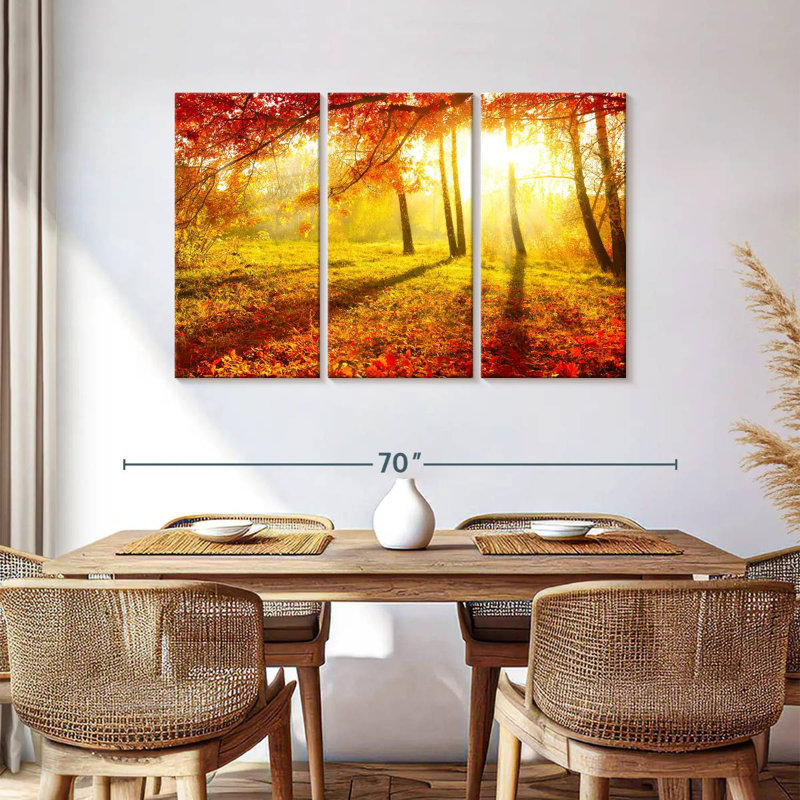 Alvord, paysage d'automne lumineux, H 36 po x l 57 po