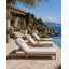 Serenique Outdoor Teak Chaise Lounge