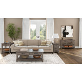 Console Table W/ Wine Bottle Storage & Storage Drawers