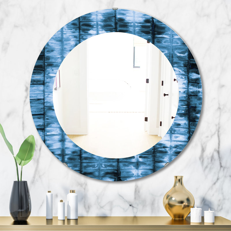 Miroir décoratif géométrique IV, H 23,6 po x l 23,6 po