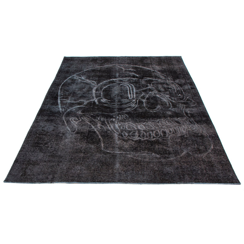 Tapis noir à transition de couleur 7 pi 10 po x 10 pi 10 po