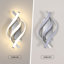 Modern Silver Aluminium LED 33Cm Sleek Wall Sconces