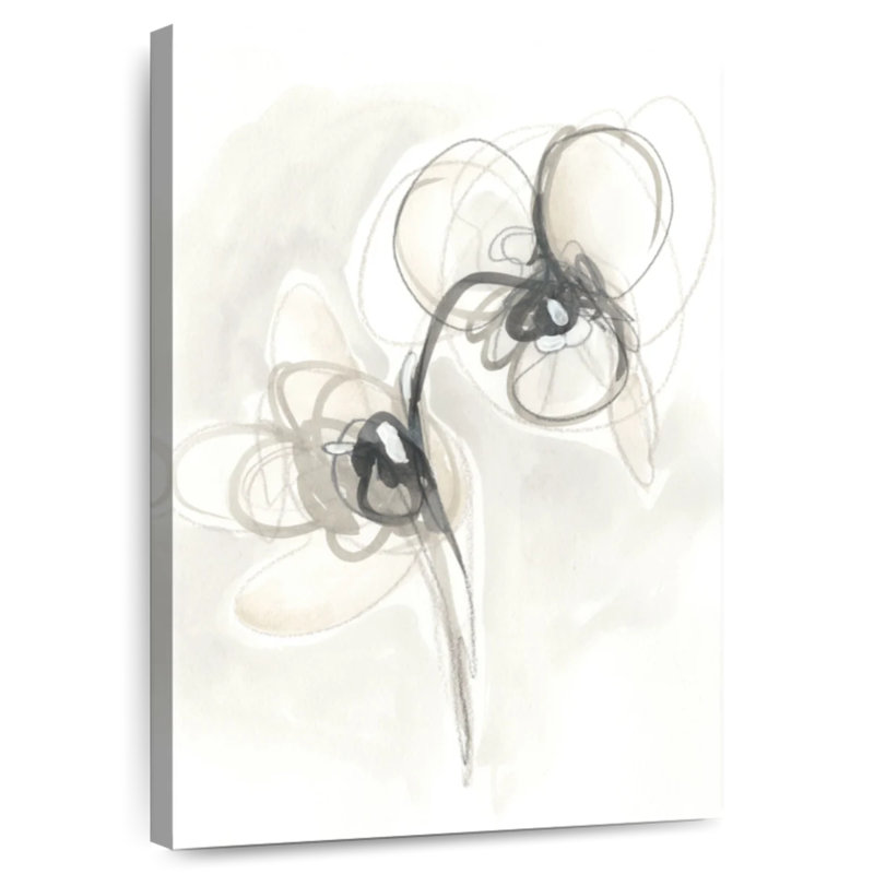 Avery - geste floral neutre I, H 51 po x l 34 po