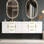 Meuble-lavabo mural 72 po, armoire de rangement flottante avec tiroirs, armoire de salle de bain en bois massif 72 po-843429365