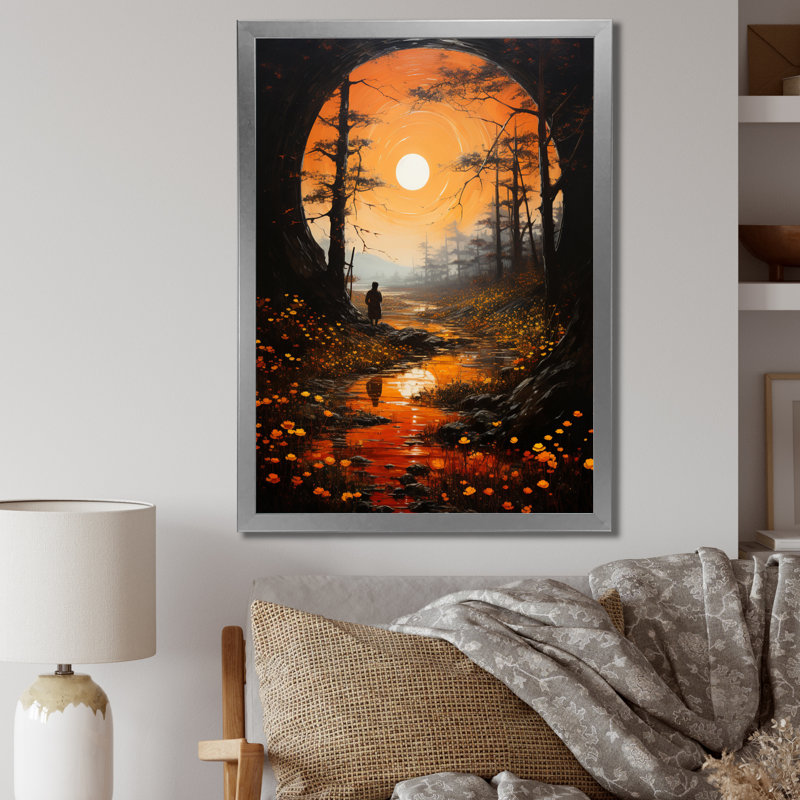 Impression sur toile encadrée, "Zeuminra", Cadre photo argenté, H 40 po x l 30 po x P 1,5 po