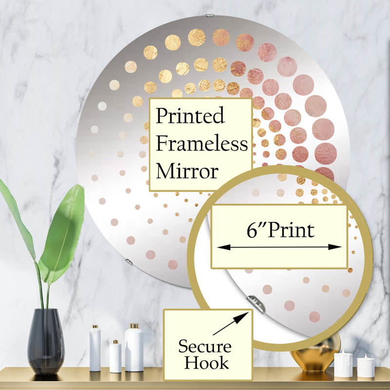 Diarmuid Circle Mirror, 31.4" x 31.4"