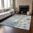 Premium Machine Washable Prisco Blue Rug-685589243