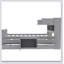 Captain Platform Bed Frame With Storage Bookcases And Shelves,Four Drawers-1896811455