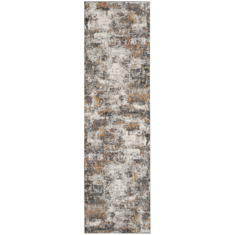 Abstract Indoor Rug, Runner 2'2" x 7'6"