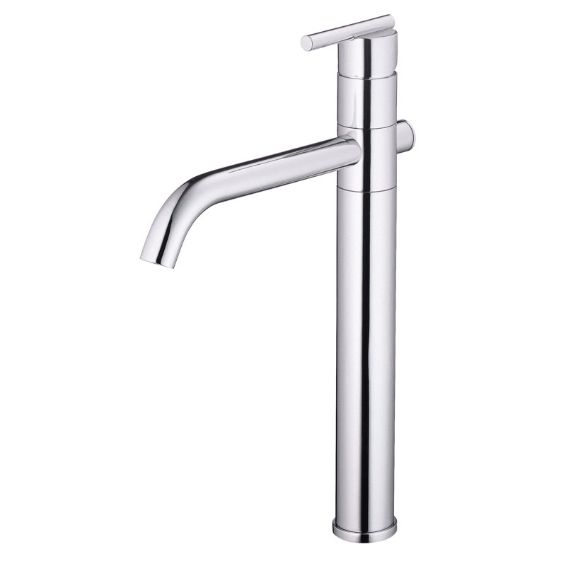 Parma Vessel Bathroom Faucet with Drain Assembly, Chrome
