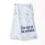 Blue Pickleball Stripe Kitchen Towel Set